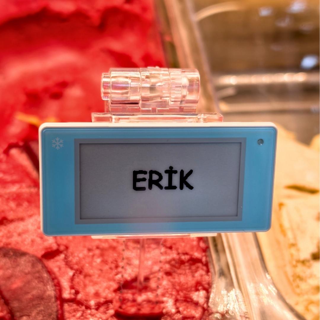2.13" ELEKTRONİK RAF ETİKETİ (Eksi Derece)